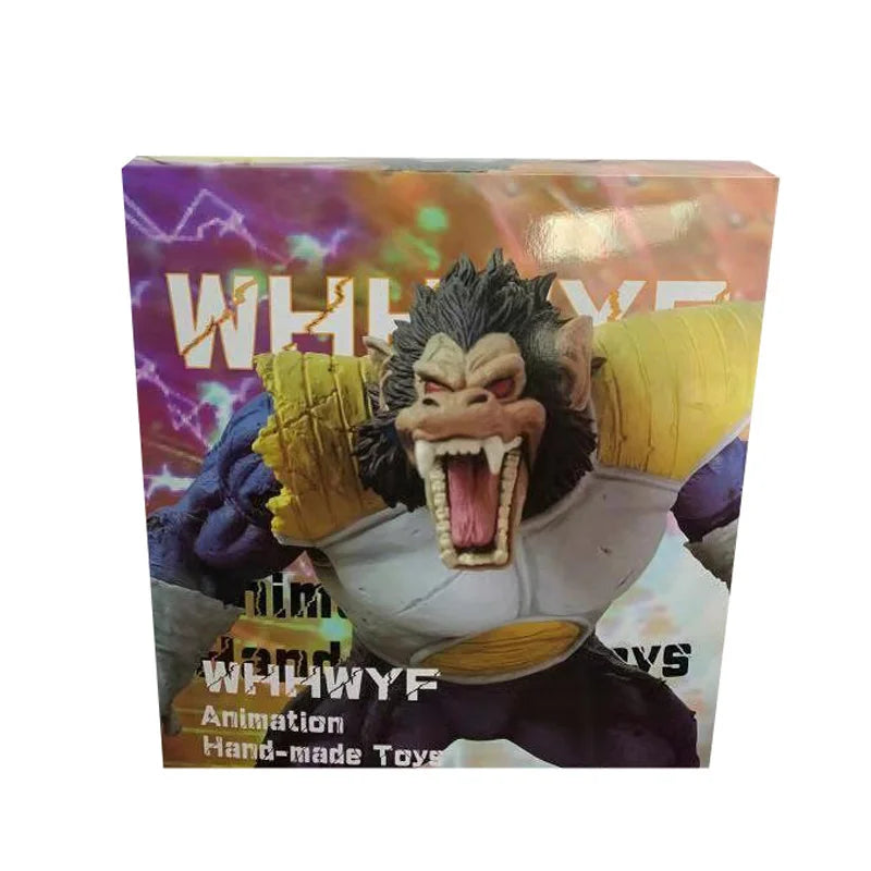 Dragon Ball: 40CM Anime Great Ape Figure Golden Great Ape Ozaru Vegeta PVC Action Figures Collection Model Toys for Children Gift