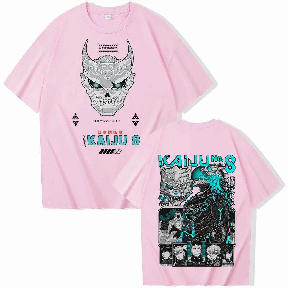 Kaiju No 8: T-shirt Harajuku O-neck Casual Shirt