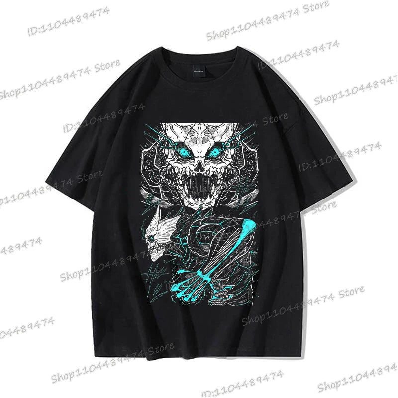 Kaiju No 8: Graphic T Shirt Casual Fashion Short Sleeve Cotton Shirt Soshiro Hoshina Funny Men Women Manga Tshirt