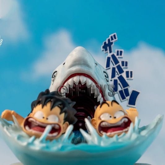 Dragon Ball : 6.5cm Anime Kid Goku with Kuririn swimming training Son Goku PVC Statue Action Figures Collectible Model Toys Gifts