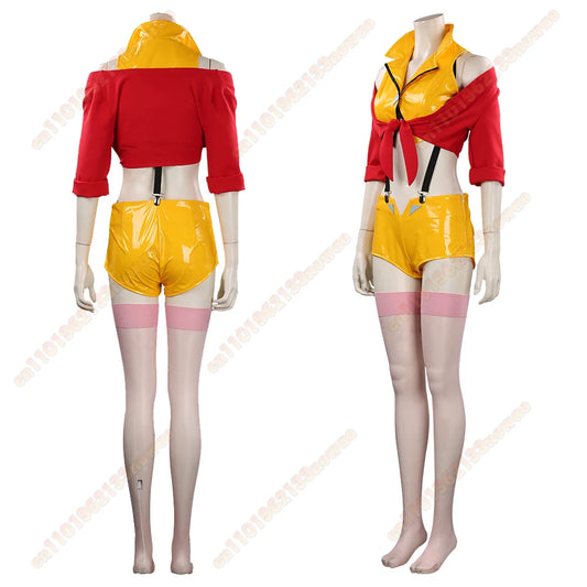 Cowboy Bebop: Cosplay MINISO Faye Valentine Fantasy Anime Costume Disguise Adult Women Cosplay Roleplay Fantasia Outfits Female