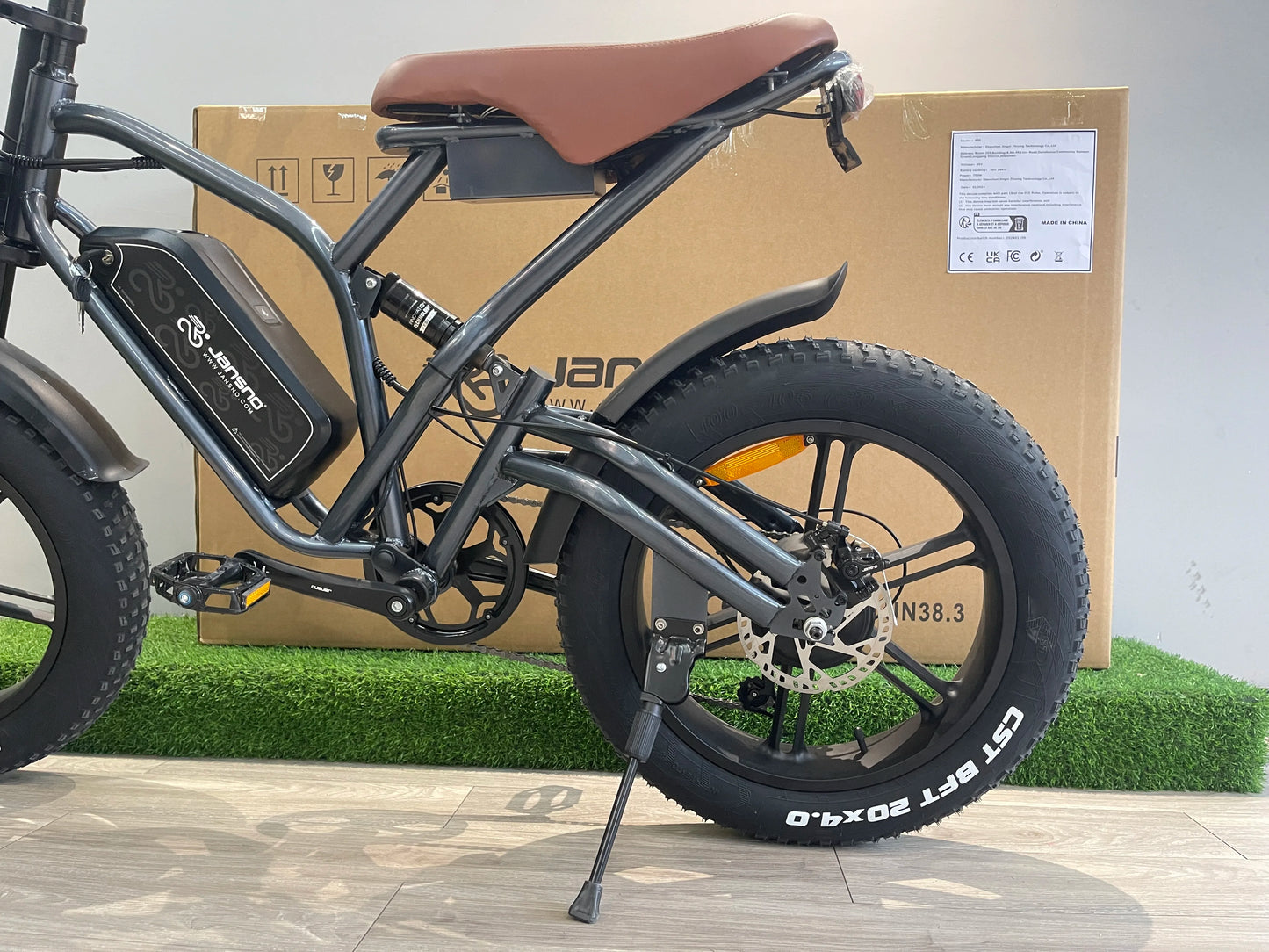 Yowamushi Pedal: Jansno x50 Adult Electric Bike 750W Motor EBicycle 48V 14AH 20 Inch Tire E-Bike Electric Mountain Bike Off-Road Motorcycle