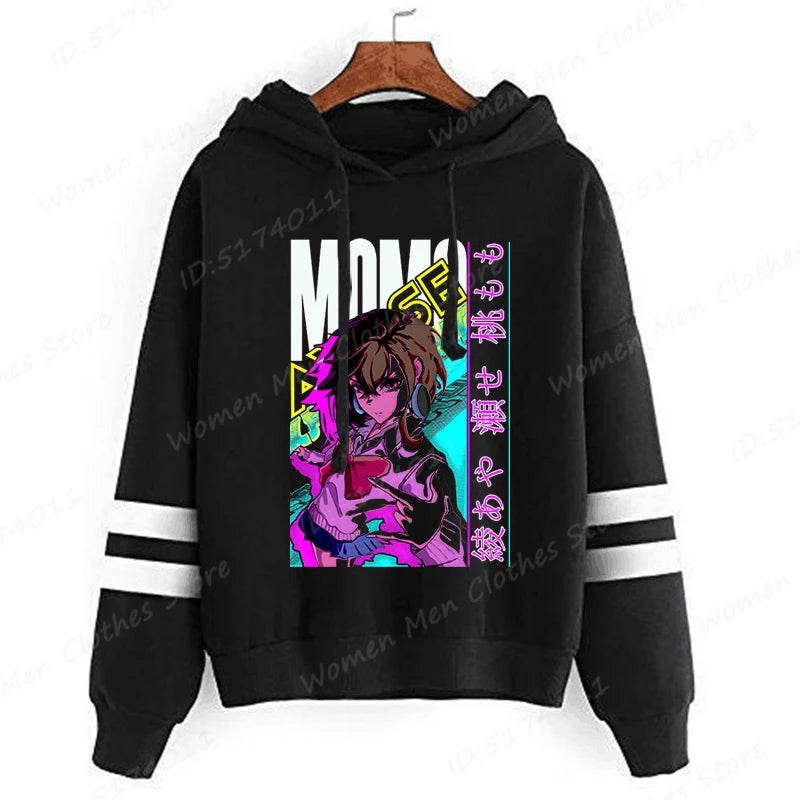 Dandadan: Okarun Hoodies Women Hooded Hoodie Funny Anime Print Sweatshirt Dandadan Graphic Casual Streetwear Hooded Pullovers