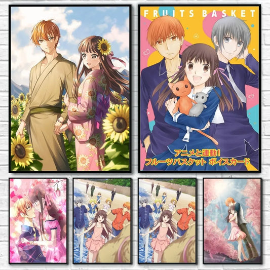 Fruits Basket: Sweet Poster Sticky Wall Art Printing Waterproof Home Living Bed Room Bar Hallway Aesthetic Decor
