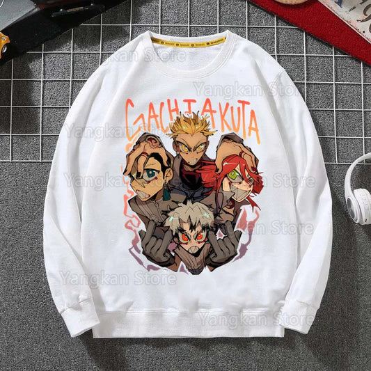 Gachiakuta: Tome Anime Hoodies Sweatshirts Hooded Boys Men/women Classic Cartoon printed Clothes Custom