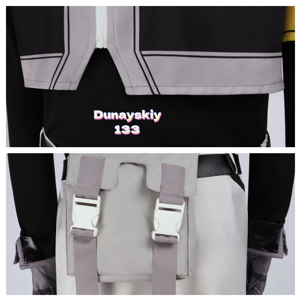Gachiakuta: Rudo Surebrec Anime Cosplay Costume - Akuta Cleaners Uniform with Hoodie & Gloves, Perfect Props for Halloween