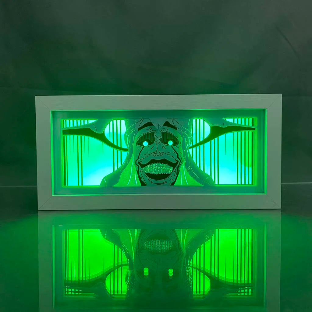 Solo Leveling: Light Box Statue Of GodDecoration Paper Cut Lightbox Bedside Lamp Manga Led Night Light