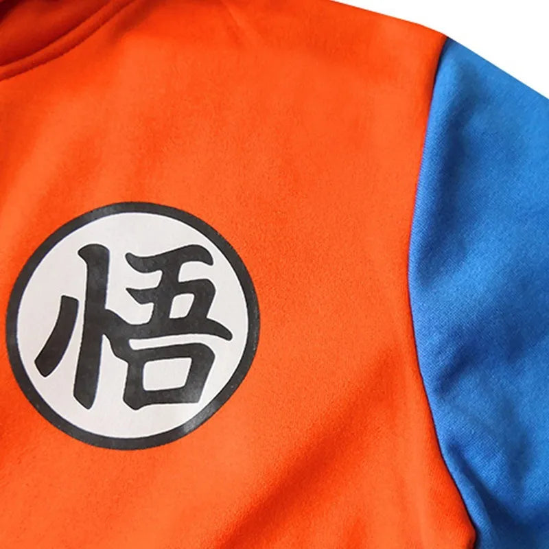 Anime Dragon Son Goku Cosplay Costumes Pullover Hoodie Casual Sweatshirt For Mens Women Fleece Hooded Outcoat Kakarotto Jacket