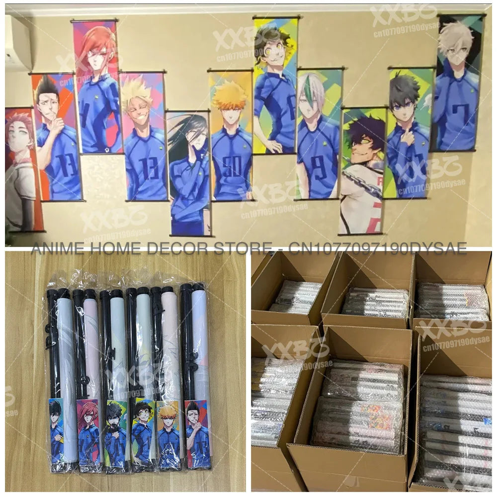 Genshin Impact: Posters Kamizato Ayaka Home Decor Klee Decorative Painting Barbara Scrolls Picture Arataki Itto Wall Artwork Sayu