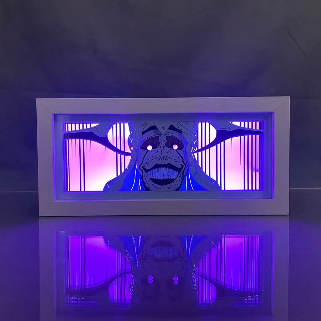 Solo Leveling: Light Box Statue Of GodDecoration Paper Cut Lightbox Bedside Lamp Manga Led Night Light