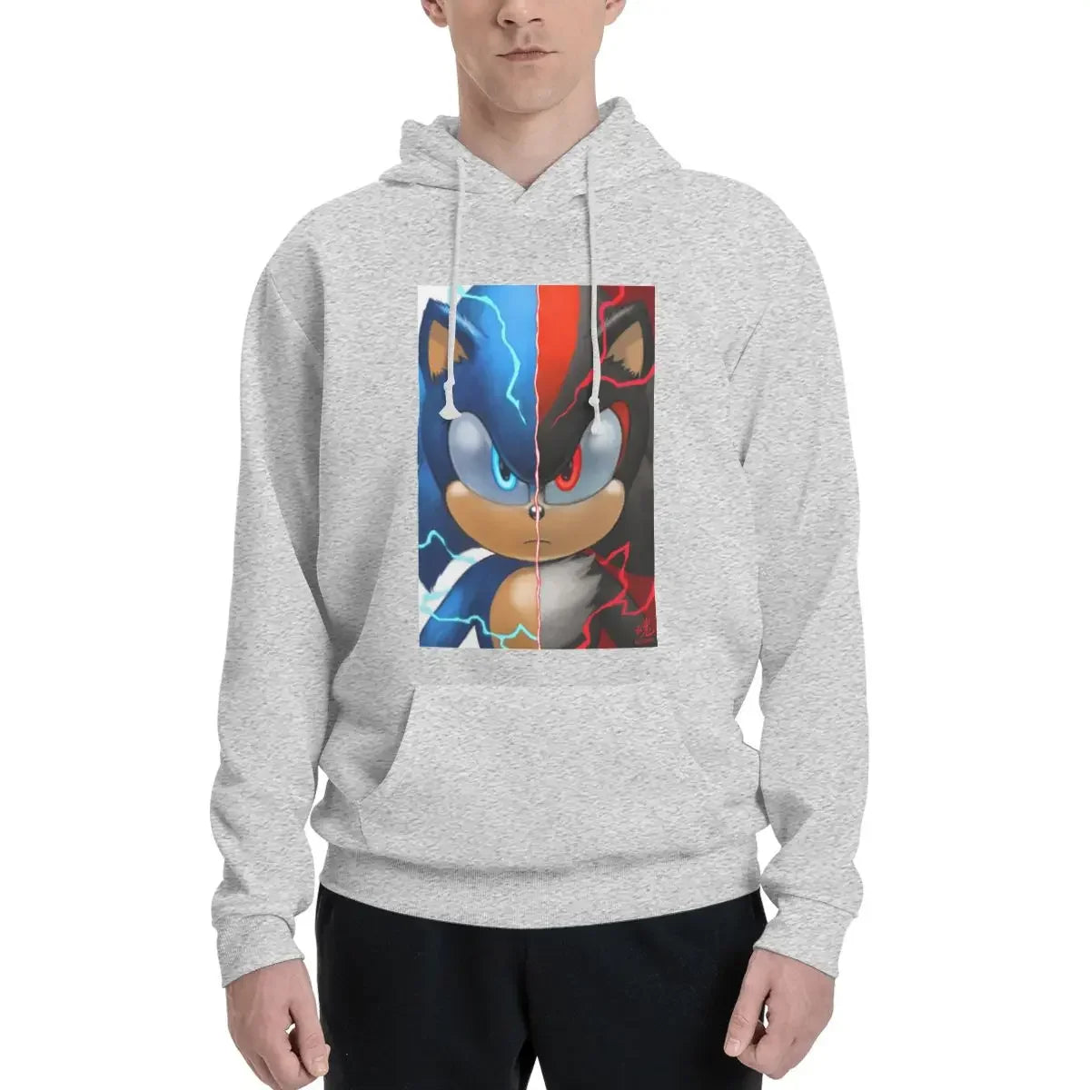 Sonic the Hedgehog: Shadow Hoodies Men Women Casual Pullover Sweatshirt Fashion Long Sleeve Clothing Autumn Winter
