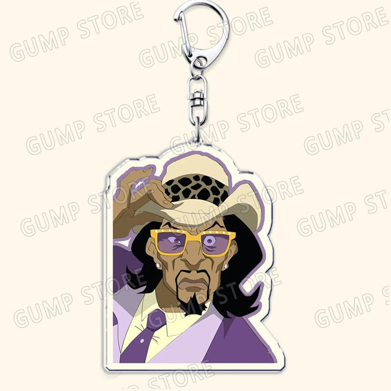 The Boondocks: Keychains for Accessories Bag Huey Riley Scarface Freeman Keyrings Jewelry Fans Gifts