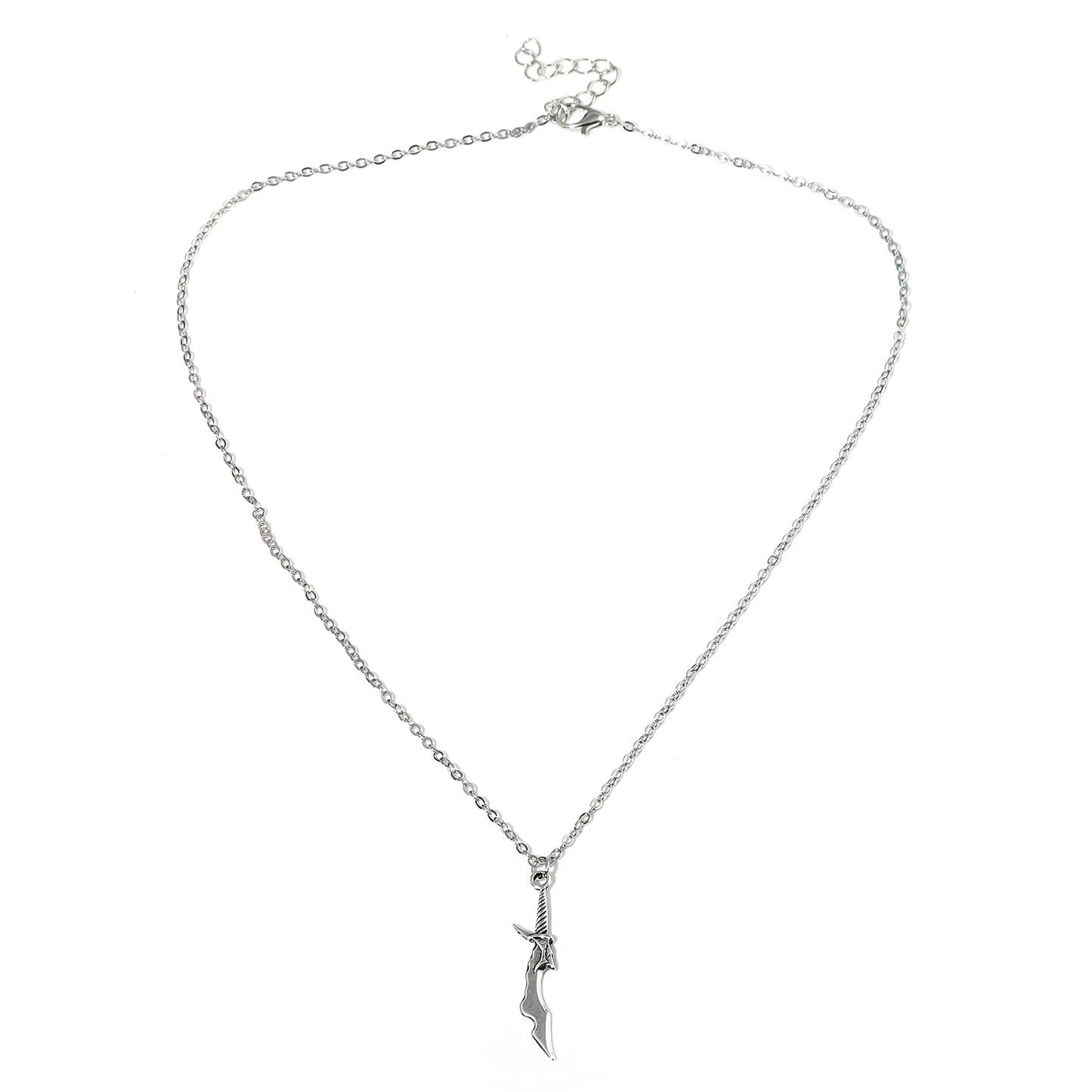 Solo Leveling: Necklace Short Blade Pendant Necklace Sung Jin-woo Yoo Jin-ho Necklace Jewelry Cosplay Props Gifts