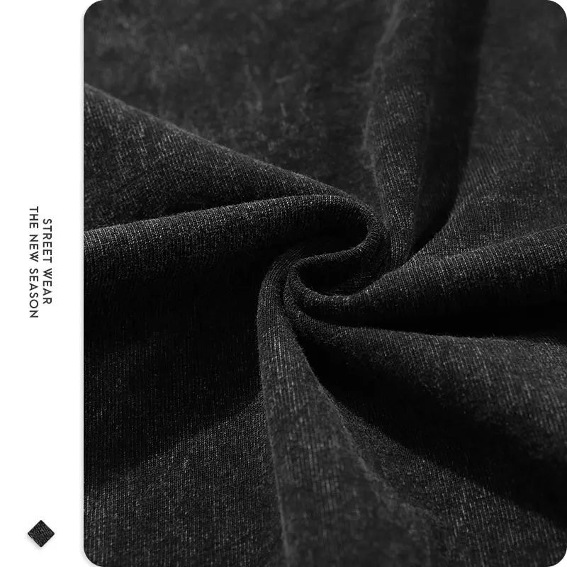 Bungo Stray Dogs: Nakahara Chuuya T-shirt Vintage Washed Oversized Streetwear Dazai Osamu Atsushi Retro Tops Tees