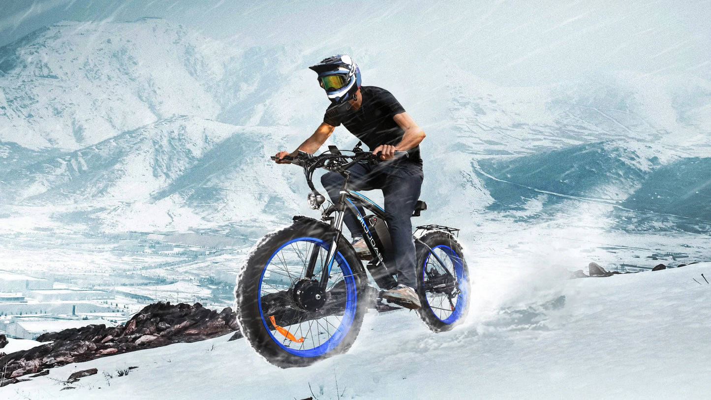 Yowamushi Pedal: Baolujie 2000W Electric Bike with 20AhRemovable Battery 26"×4"Fat Tire Ebike for Adults 35MPH 80MilesElectric Bicycles