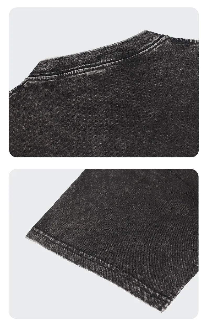 Yowamushi Pedal: T-shirts Oversized Vintage Washed Onoda Sakamichi T Shirt Retro Streetwear Harajuku Tops Tees Man Cotton