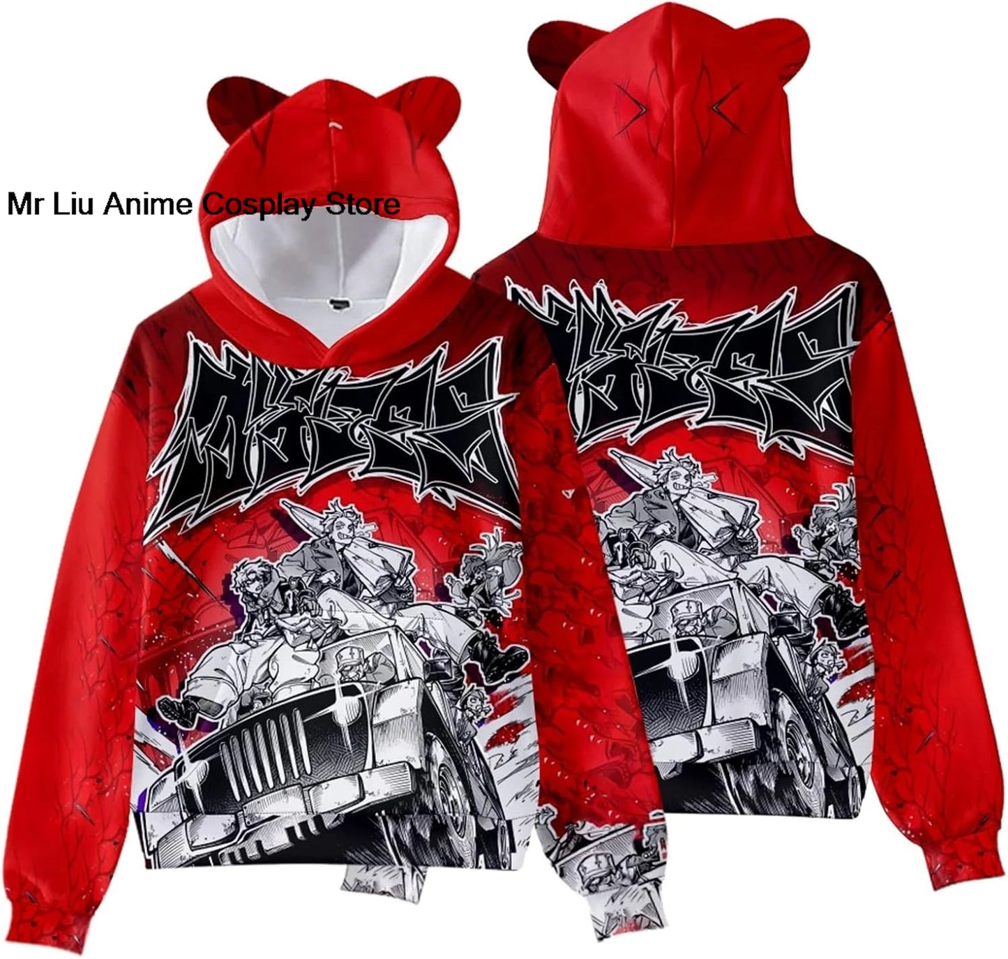 Gachiakuta: Hoodie Sweatshirt Sweater Costume Clothing Pullover Hooded with Ear Hat
