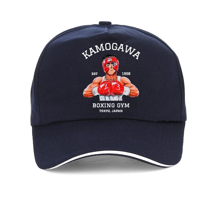 Hajime no Ippo: Vintage Baseball cap Cotton Men Summer Trucker hat Anime Kamogawa Boxing Gym hats Makunouchi Takamura