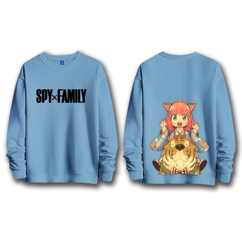 Spy x Family: anime sweatshirts women's round neck top couple round neck hoodie couple loose casual fashion