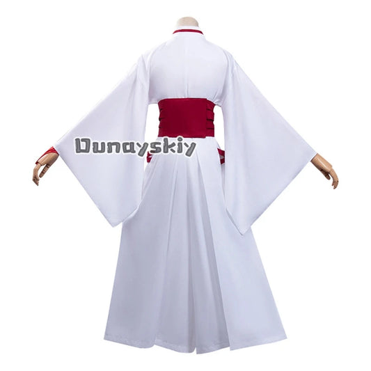 Hell’s Paradise: Asaemon Cosplay Wig Costume Uniform Full Set Anime Jigokumon Halloween Performance Uniform Carnival Clothes