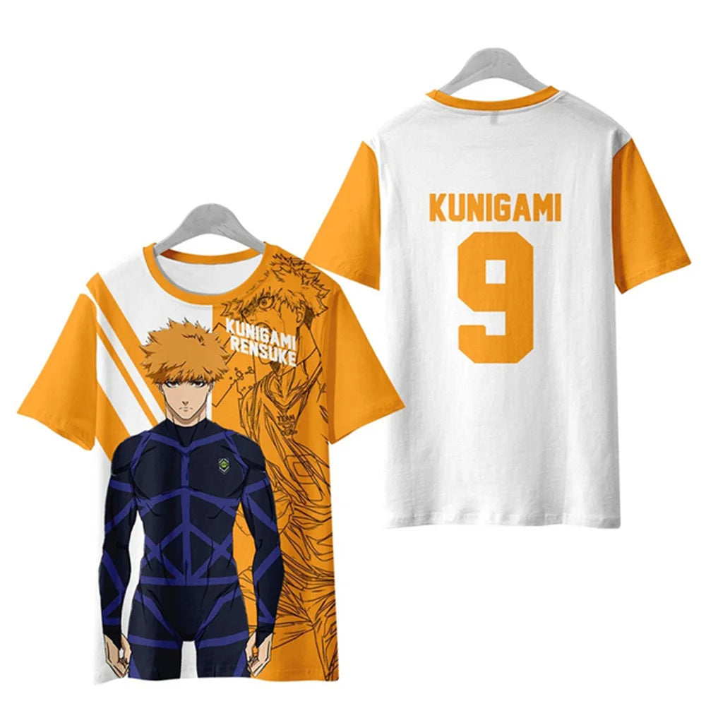 Blue Lock: Animated 3D lock-in printed streetwear, casual, fashionable