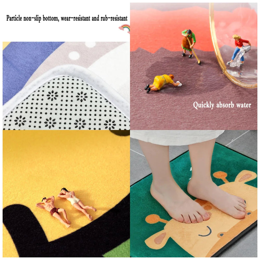 Baki Hanma: Yujiro Manga Hallway Carpet INS Style Soft Bedroom Floor House Laundry Room Mat Anti-skid Bedside Area Rugs