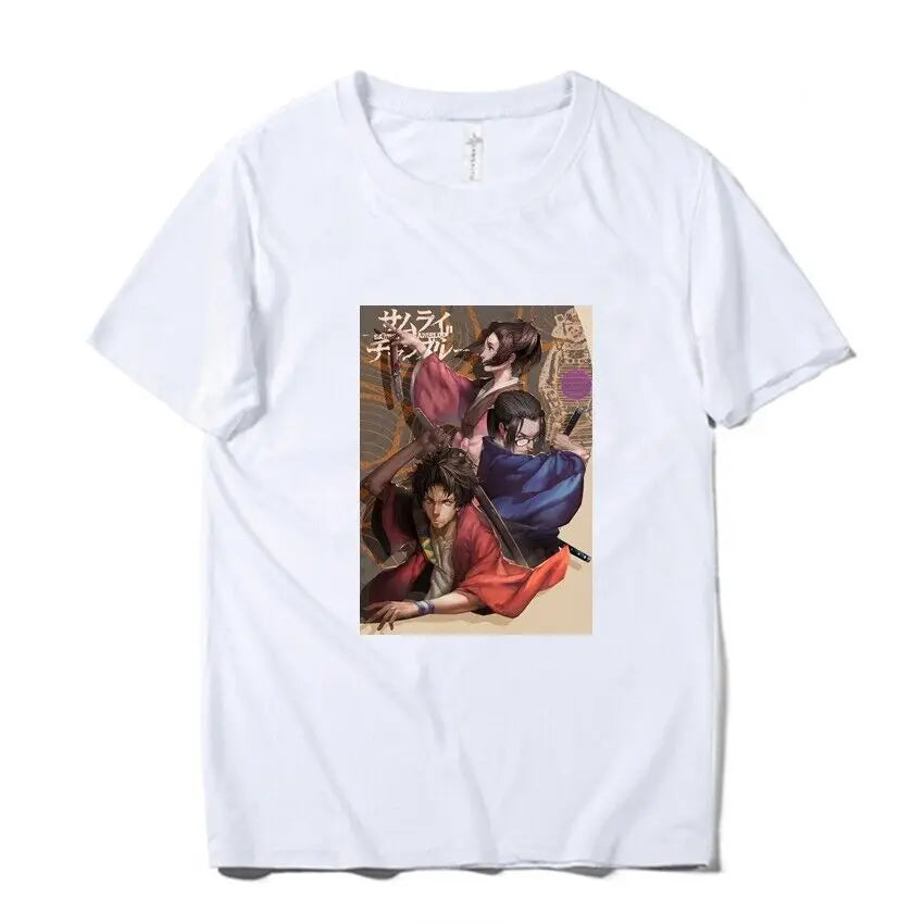 Samurai Champloo: Kasumi Fuu Mugen Jin Printed Unisex T-Shirts 100% Cotton