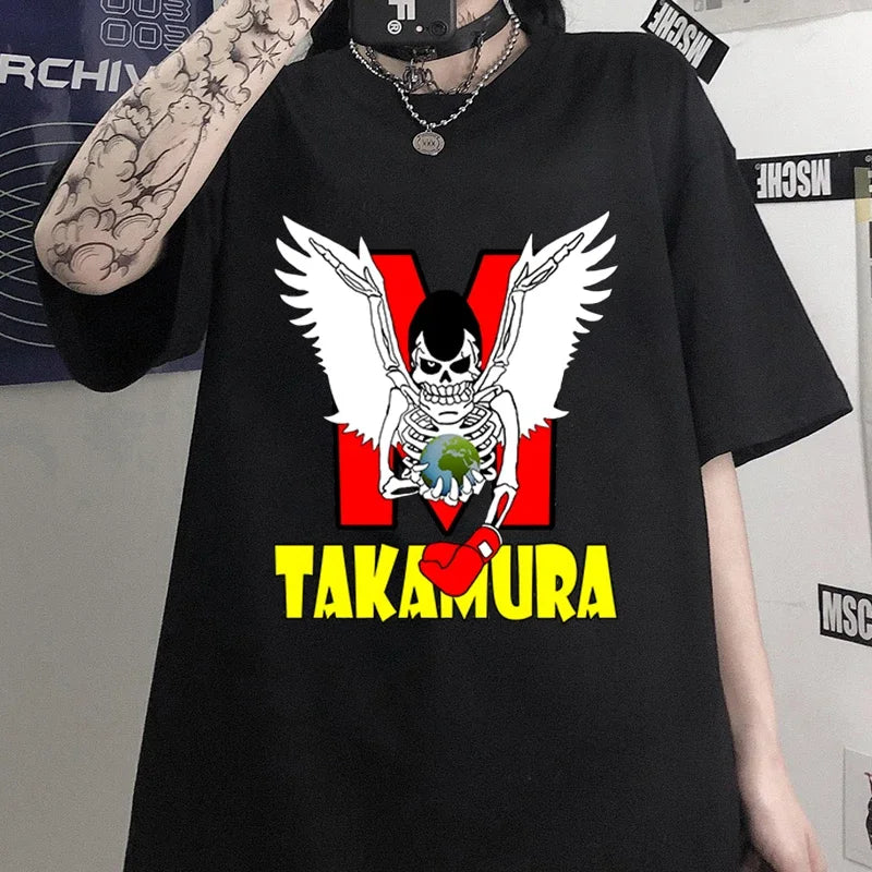 Hajime No Ippo: Kamogawa Boxing Gym T Shirt Unisex Casual Makunouchi Takamura Graphic T-Shirts Clothing Harajuku Streetwear
