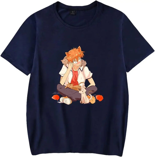 Fruits Basket: Oversized T-shirt Suitable for all seasons personality Clothes Streetwear Trendy Cotton Couples