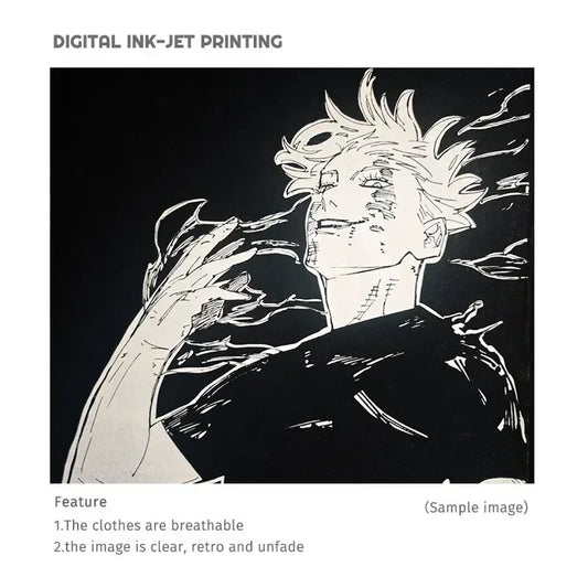 Jujutsu Kaisen: T Shirts Vintage Washed CHOSO T-shirt Oversize Short Sleeve Fushiguro Toji Gojo Saturo Itadori