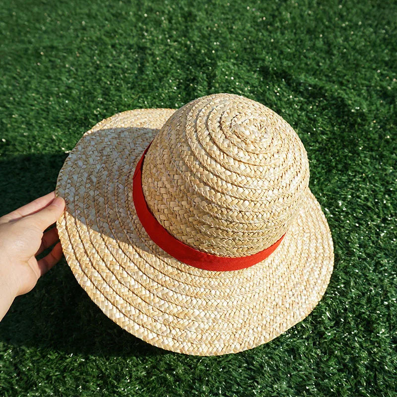 One Piece: Luffy Hat Straw Hat Performance Animation Cosplay Sun Protection Accessories Hat Summer Sun Hat Straw Hats For