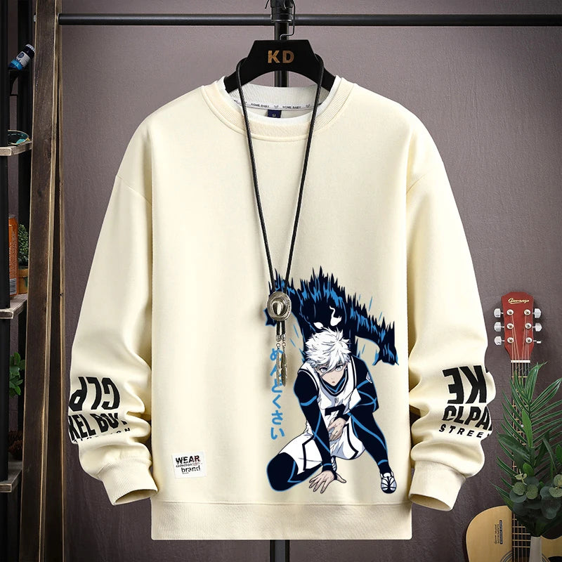Blue Lock: Anime Clothes Graphic T Shirts S-5XL Men Women Streetwear Oversized Long Sleeve T-shirts Men Clothing