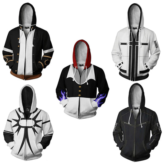 Jujutsu Kaisen: 3D Hoodie Sweatshirts Jujutsu Kaisen Satoru Gojo Itadori Yuji Fushiguro Megumi Cosplay Men Coat Outfit