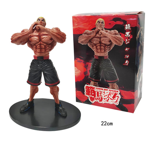 Baki the Grappler: Hanma baki Hanma Yujirō Hanayama Kaoru Jack Hanma Action Figure Model Collection Toys 22CM