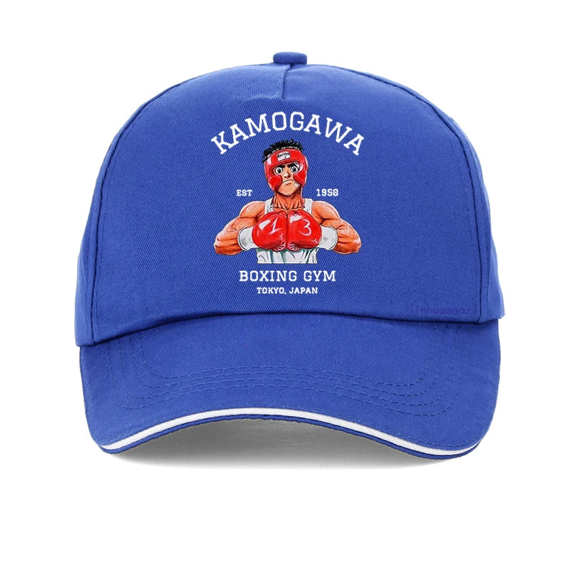 Hajime no Ippo: Vintage Baseball cap Cotton Men Summer Trucker hat Anime Kamogawa Boxing Gym hats Makunouchi Takamura