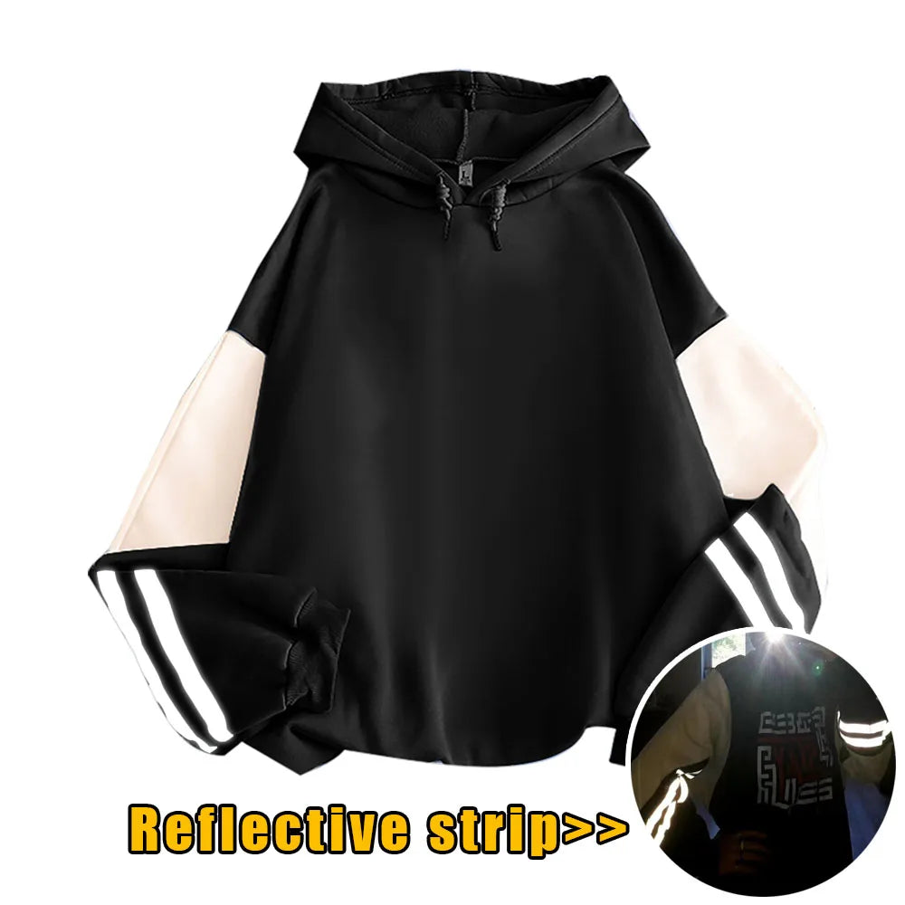 Bungo Stray Dogs: Nakajima Atsushi Hoodies Kawaii Appliques Patchwork Pullover
