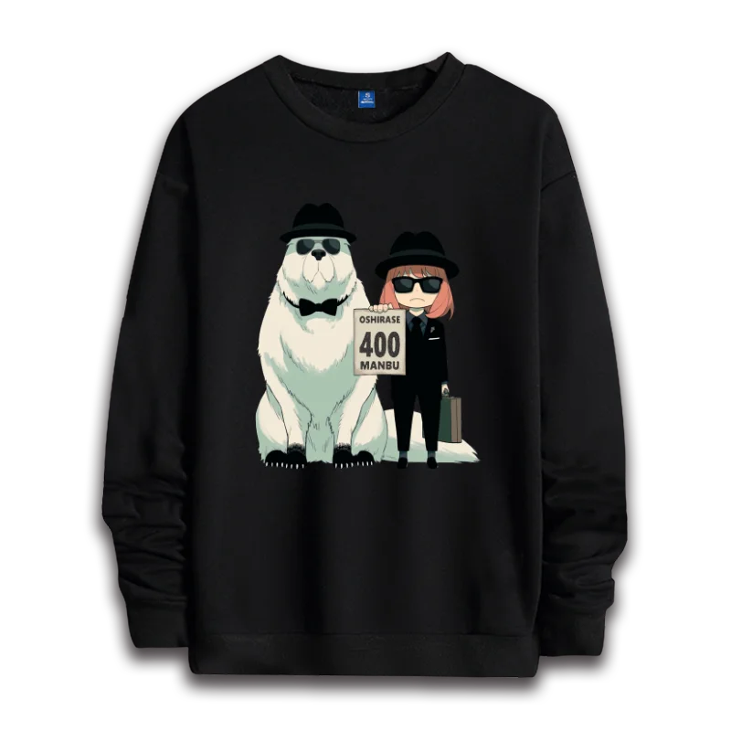Spy x Family: anime sweatshirts women's round neck top couple round neck hoodie couple loose casual fashion
