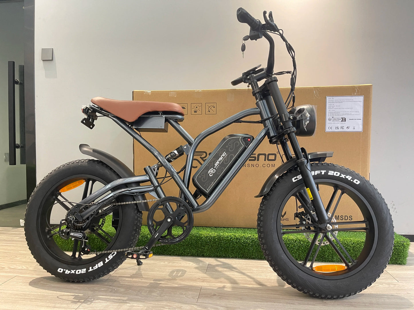 Yowamushi Pedal: Jansno x50 Adult Electric Bike 750W Motor EBicycle 48V 14AH 20 Inch Tire E-Bike Electric Mountain Bike Off-Road Motorcycle