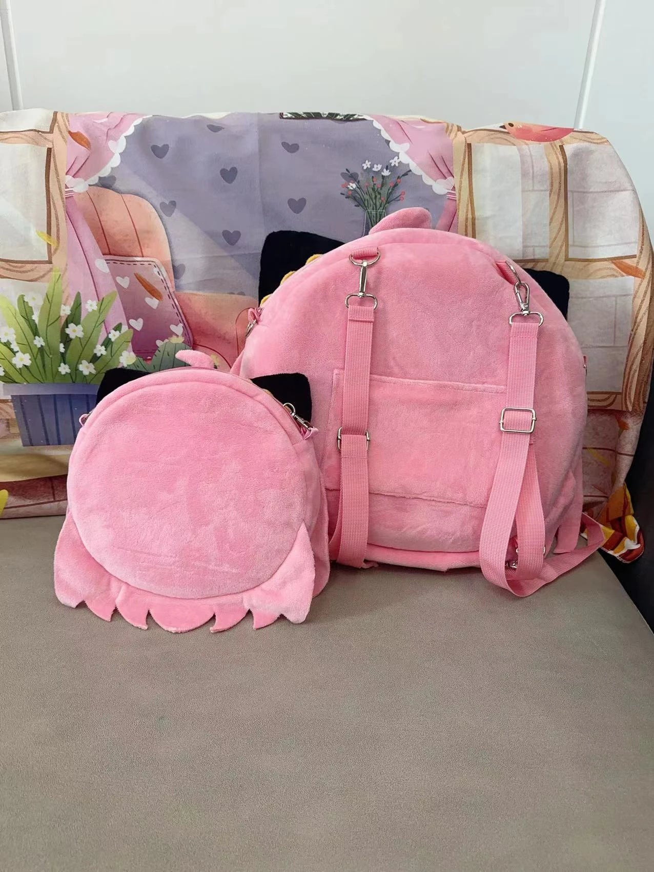 Spy x Family: Character Kawaii Girls Anya Forger Big Face Transparent Backpack Messenger Bag Gifts