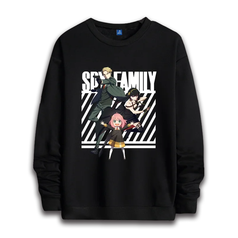 Spy x Family: anime sweatshirts women's round neck top couple round neck hoodie couple loose casual fashion
