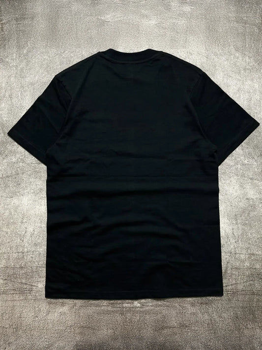 The BoondocksBlack 200g Cotton Crew - Neck Short - Sleeve T - Shirt with Characters Heat - Transfer Print