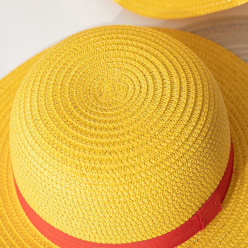 One Piece: Luffy Hat Straw Hat Performance Animation Cosplay Sun Protection Accessories Hat Summer Sun Hat Straw Hats For