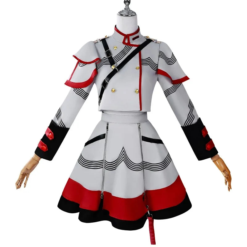 Gachiakuta: Kasane Teto Cosplay Vtuber Synthesizer V Costume Wig Pink and Blue Outfits Uniform Halloween Party Virtual Singer Full Set Anime