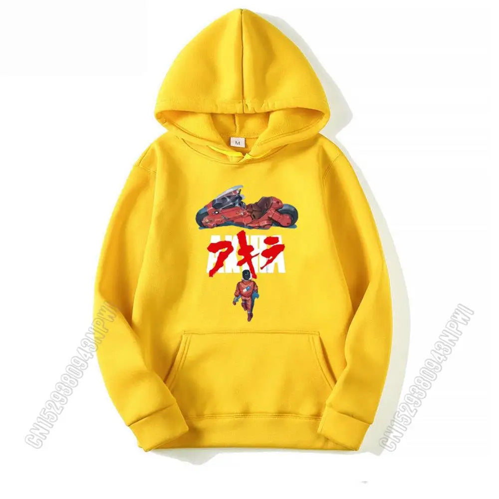 Akira: Synthwave Hoodie Sweatshirt 100% Hoodies Loose Fitness Style Hoody