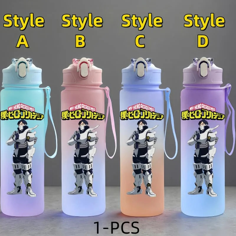 My Hero Academia: Character Water Cup Outdoor Large Capacity Portable Rope Drinking Bottle Children's Gift Drinking Kettle