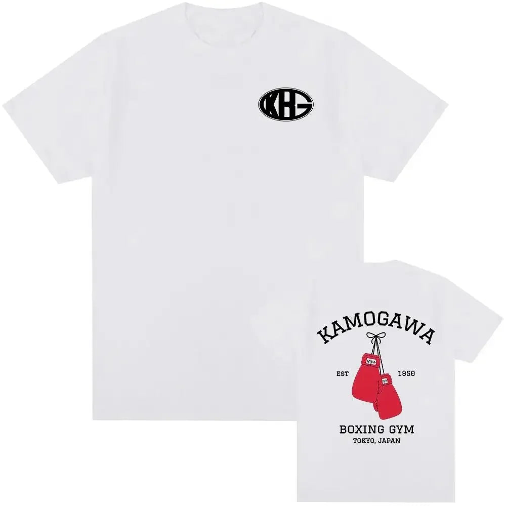 Hajime No Ippo: Kamogawa Boxing Gym T Shirt Makunouchi Takamura Celin KGB Print T Shirt Casual Plus Size T Shirt Women