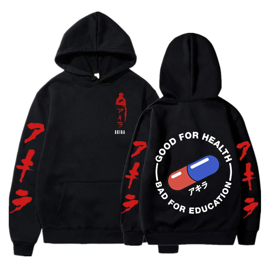 Akira Print: Sweatshirts Unisex Fashion Sweatshirt Oversized Hoodie long Sleeves Pullover Coat