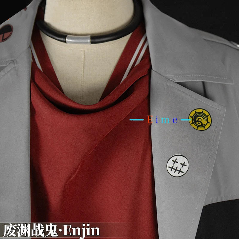 Gachiakuta: Enjin Cosplay Costume Cosplay Clothing Fancy Party Suit Coat Top Pants Halloween Carnival Uniforms Custom Made