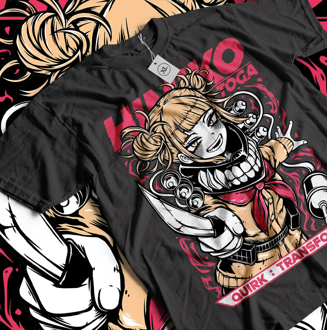 My Hero Academia: Himiko Toga T-Shirt HERO Izuku Midoriya Kawaii Shirt All Size