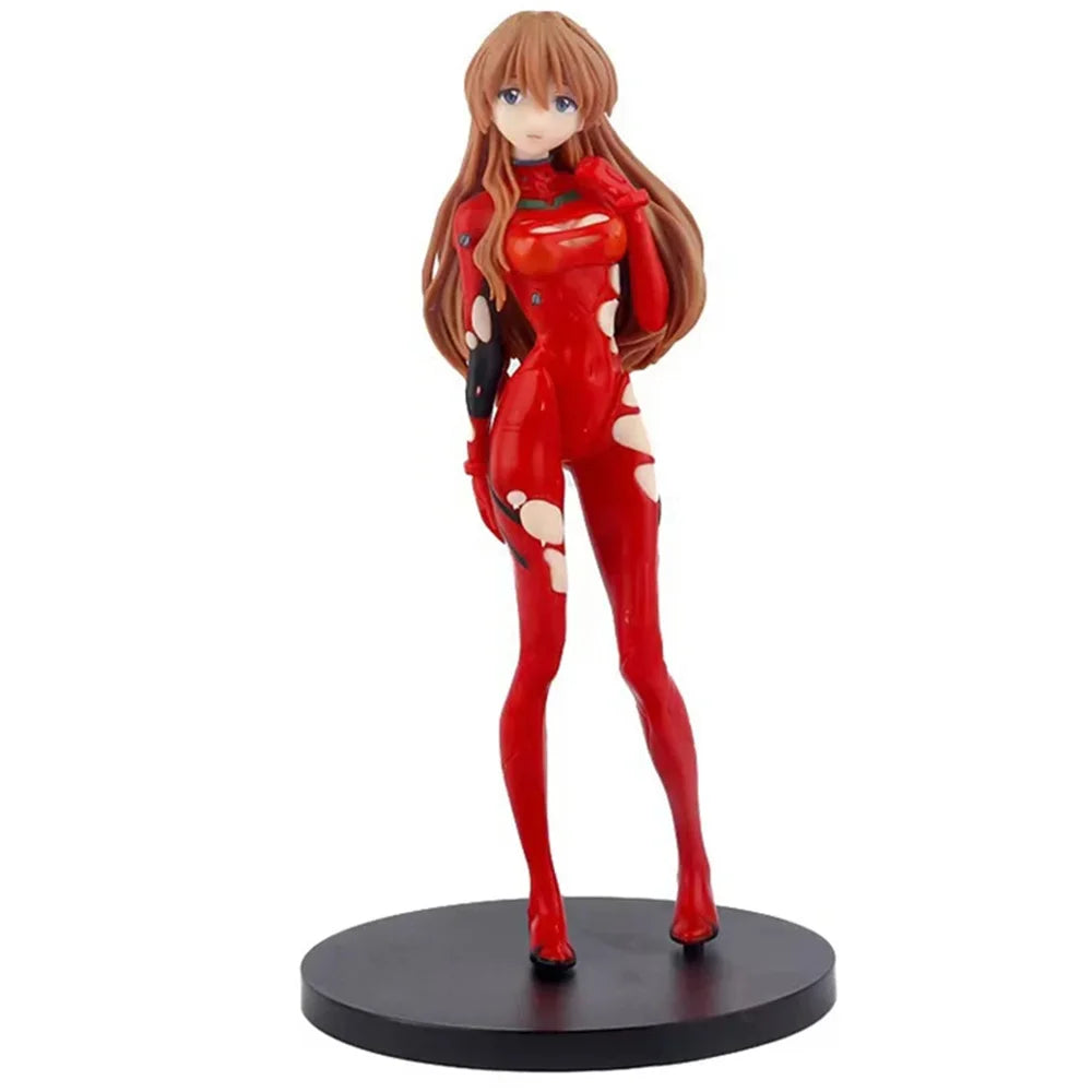 Genesis Evangelion: Anime Figure EVA Ayanami Rei Asuka Two-Dimensional Model Chassis Desktop Ornament Gift Doll Toys